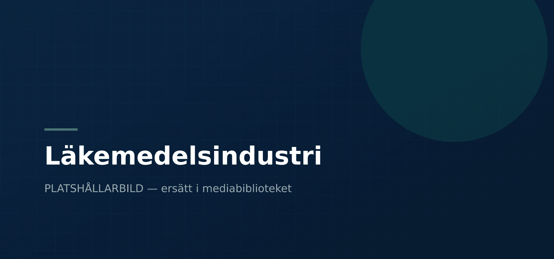 Läkemedelsindustri — Enlighter