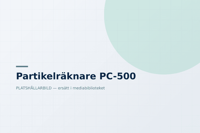 Partikelräknare PC-500 — Enlighter